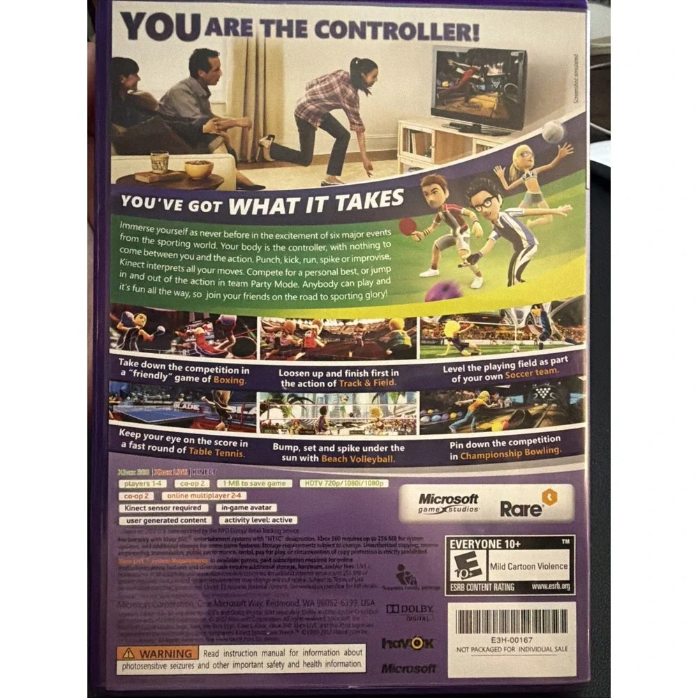 N/A allows product kinect